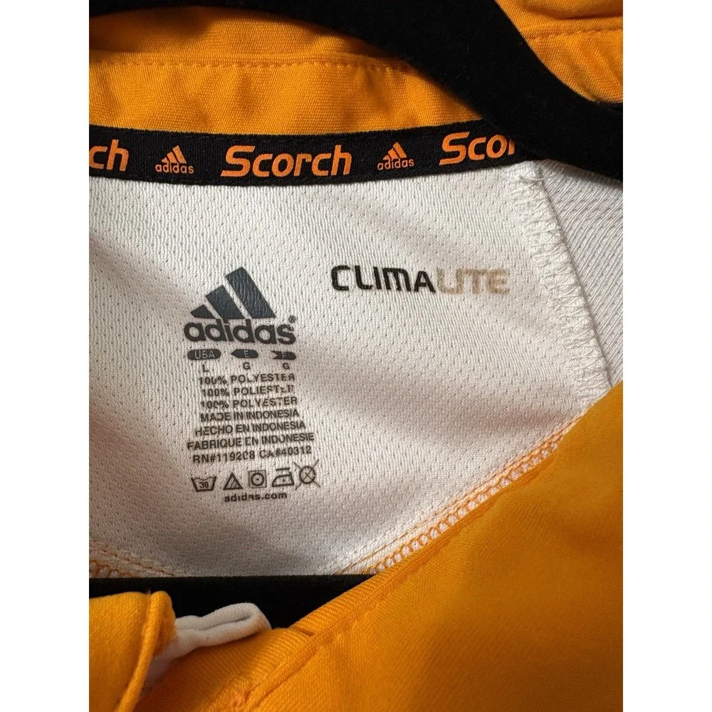 Adidas Pillover Shirt Size L University Of Tennesse Vols Cuma Scorch Orange golf